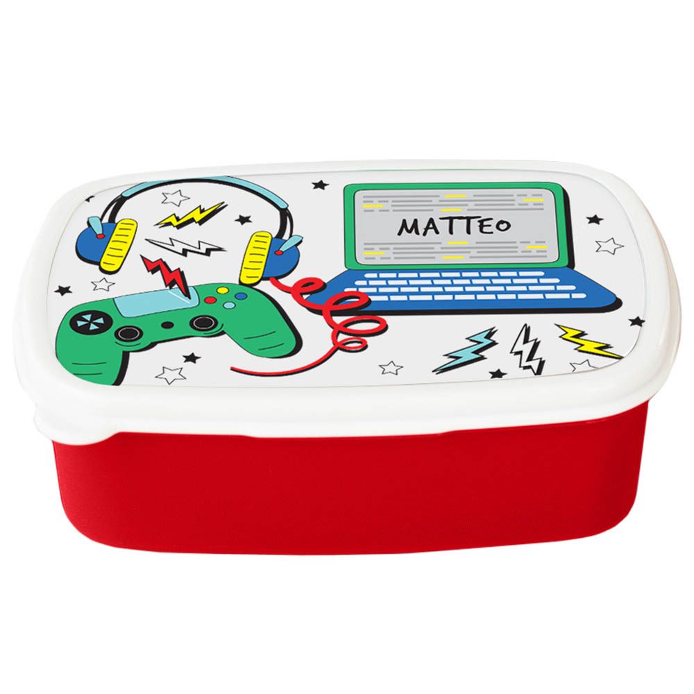 Essmak - Personalized Lunch Box - Grafitti Artist Boy