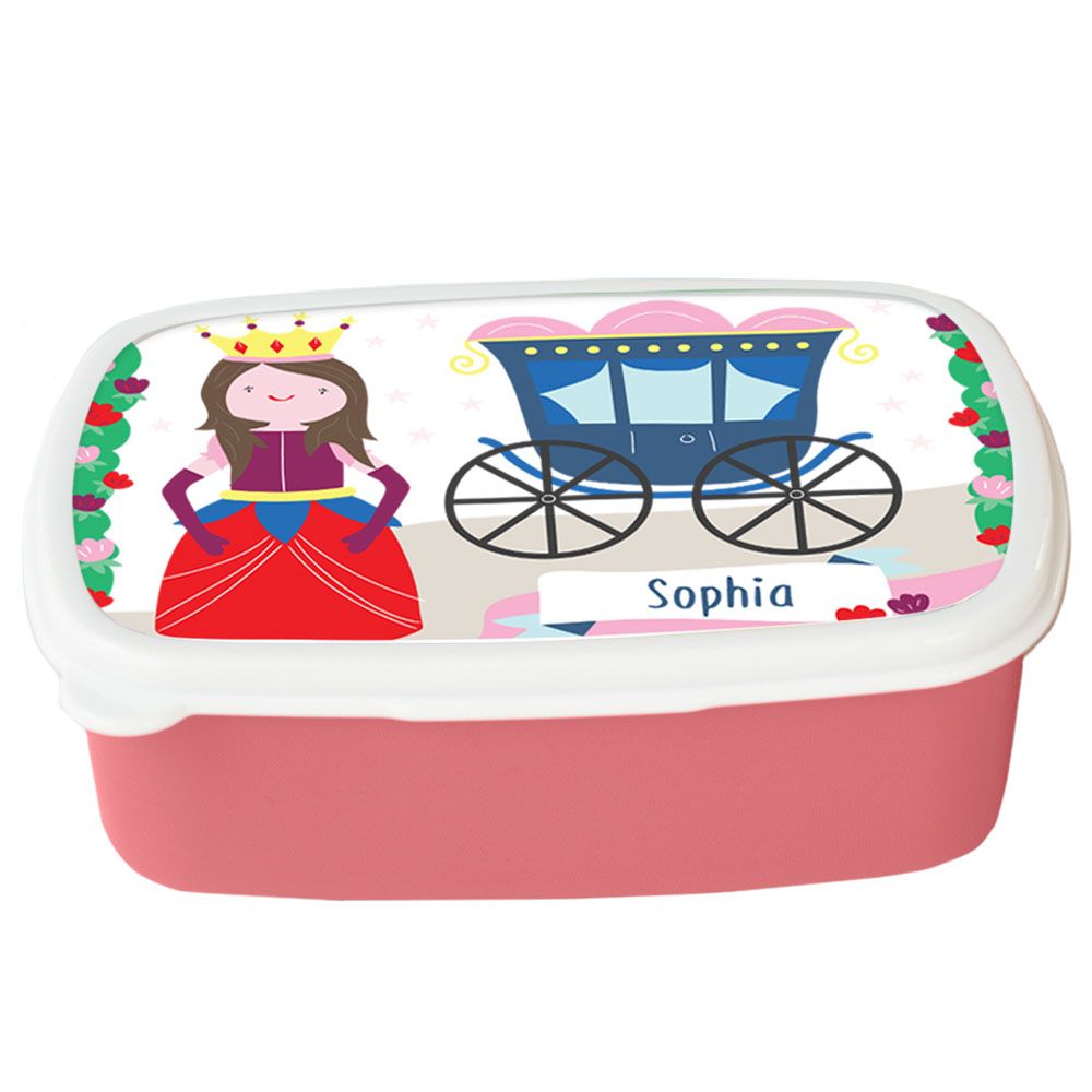 Essmak Personalized Lunch Box Happily Ever After Brown Hair