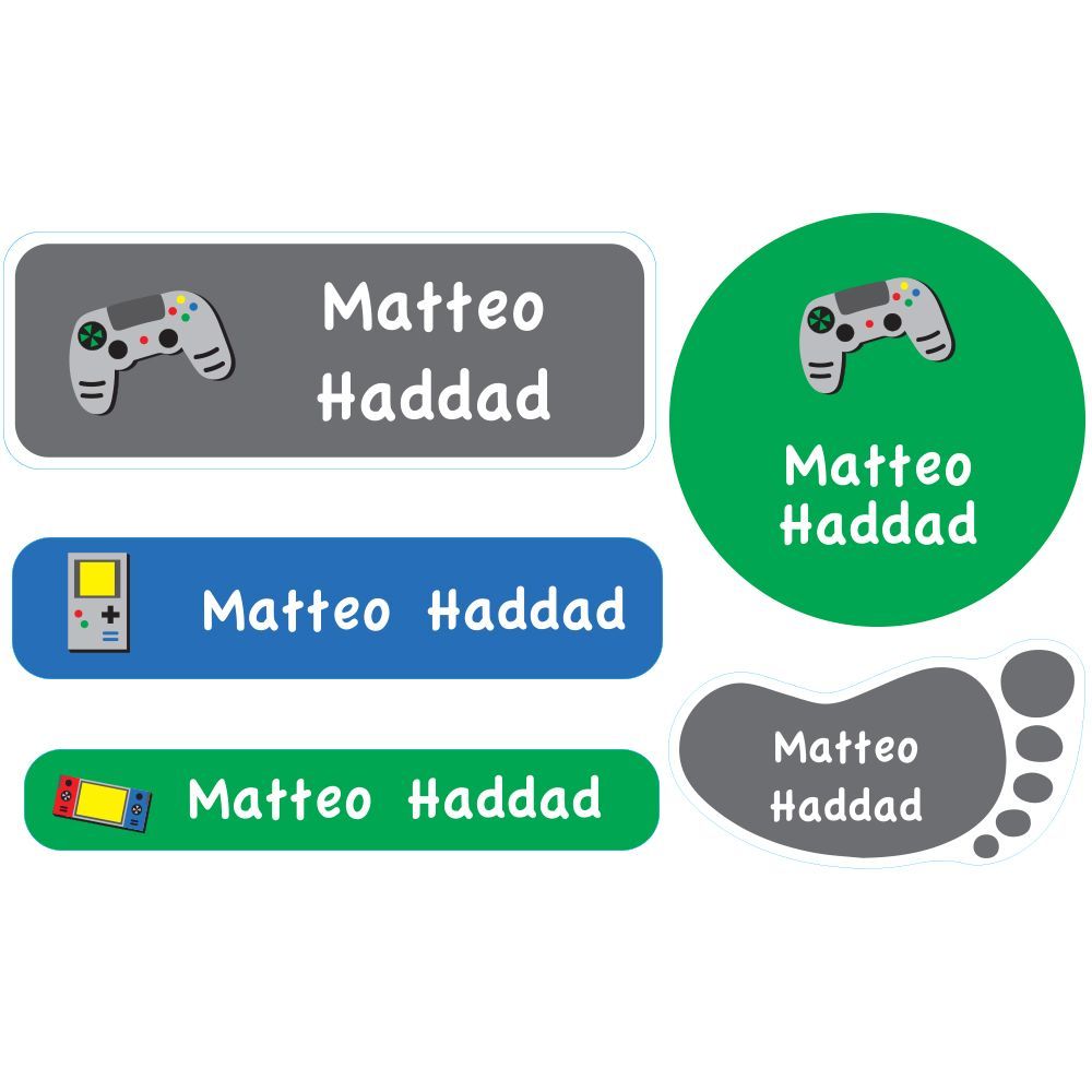 Essmak - School Name Labels Nintendo