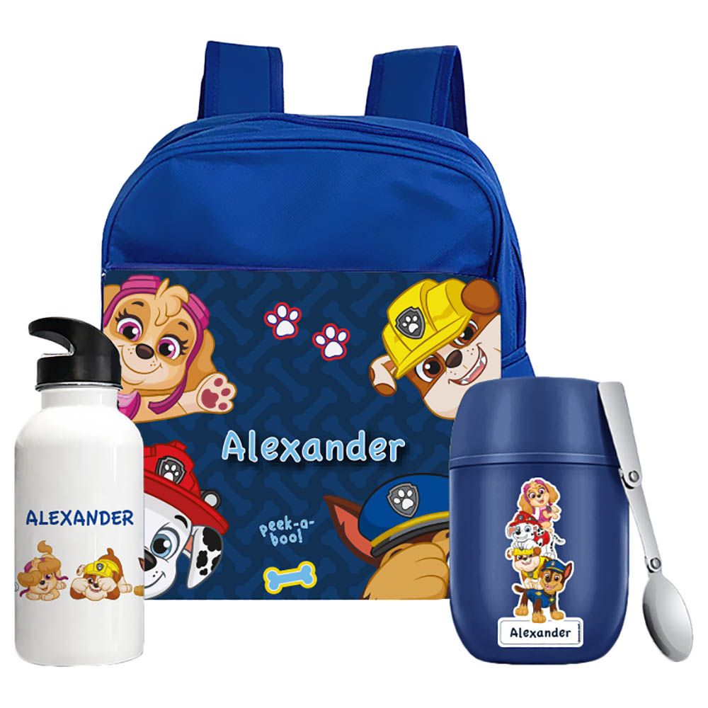 Essmak - Paw Patrol Peekaboo 3pc-Set Thermos Pack - 12-Inch