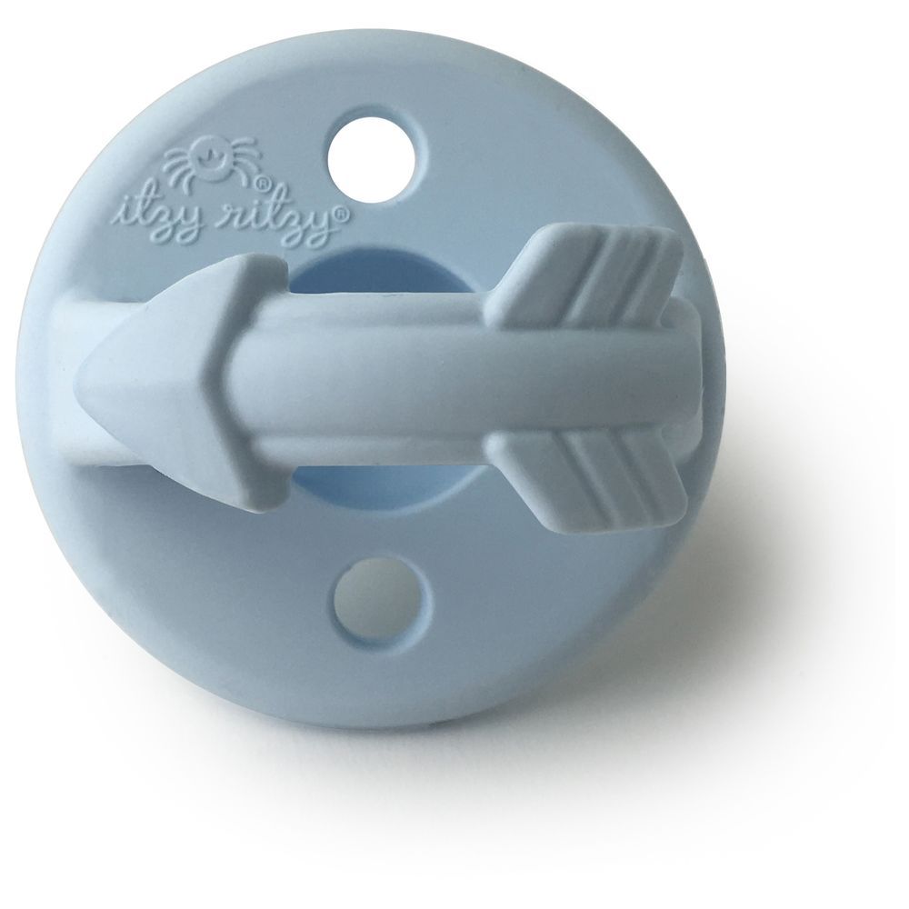 Itzy Ritzy - Silicone Pacifiers - Pack Of 2 - Blue Arrows