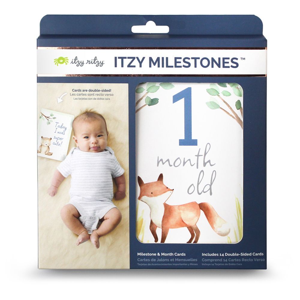 Itzy Ritzy - Baby's Big Moments Cards - Woodland