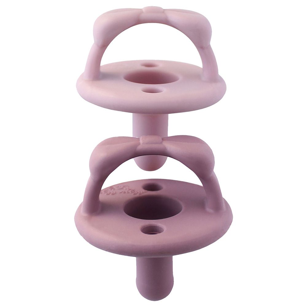 Itzy Ritzy - Silicone Pacifiers - Pack Of 2 - Orchid Lilac