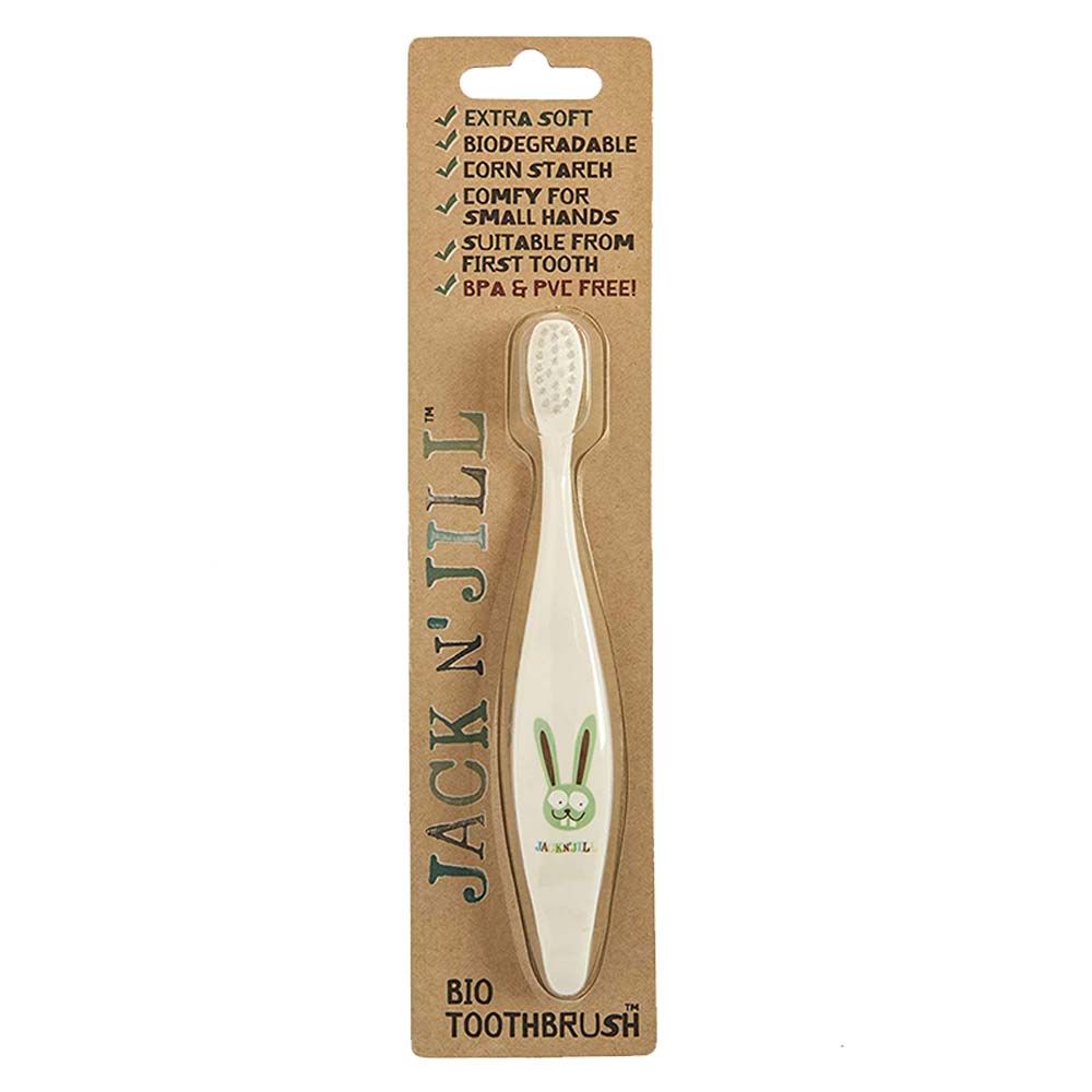 Jack N' Jill - Bunny Bio Toothbrush - White