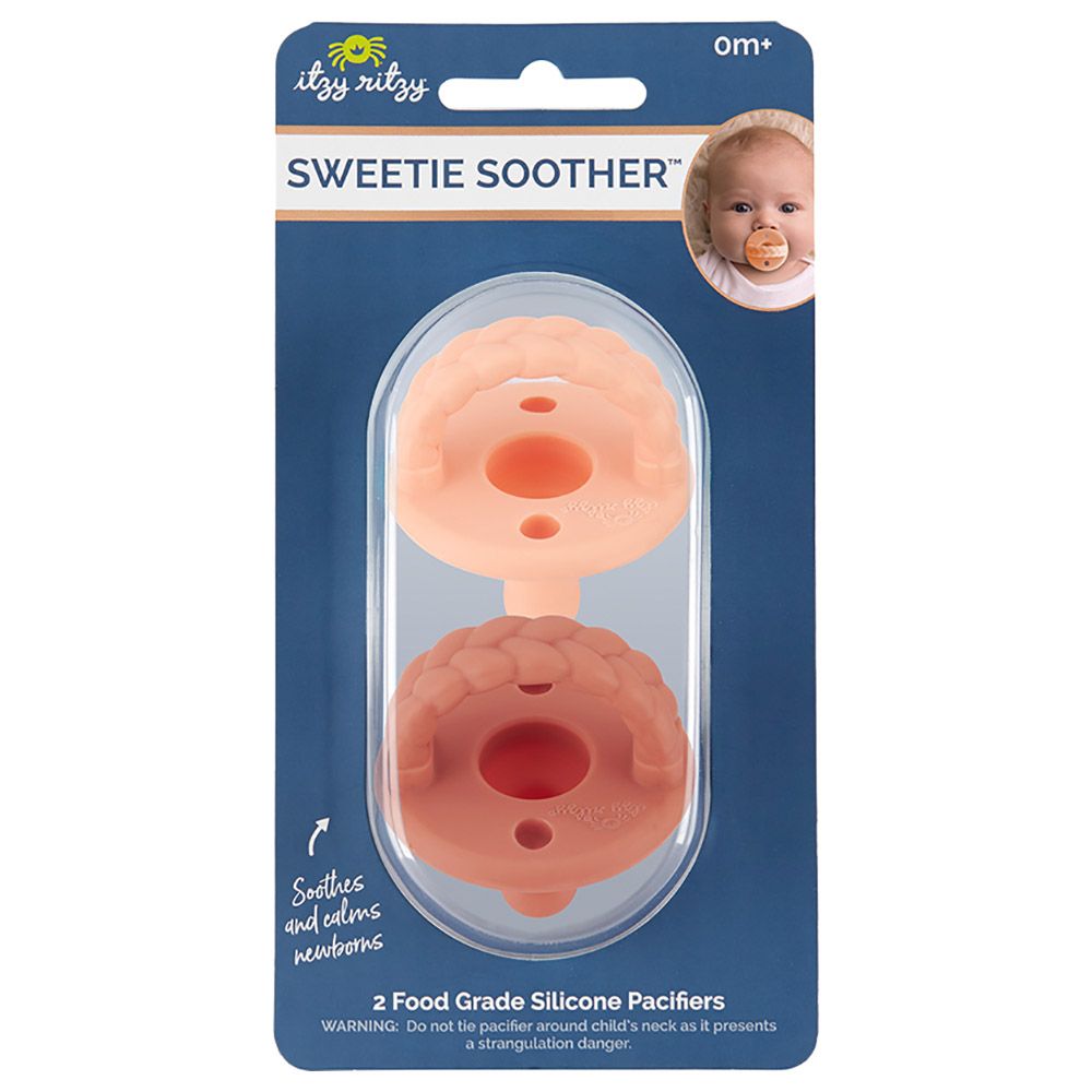 Itzy Ritzy - Sweetie Soother Silicone Pacifiers Pack Of 2