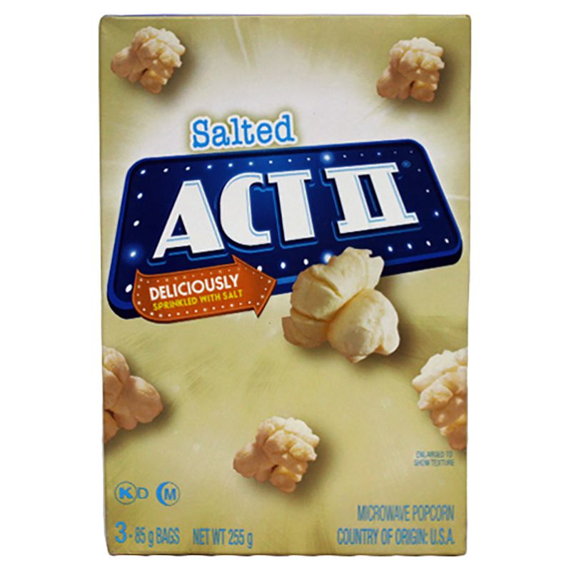 Act II Popcorn Salted Flavour 255g