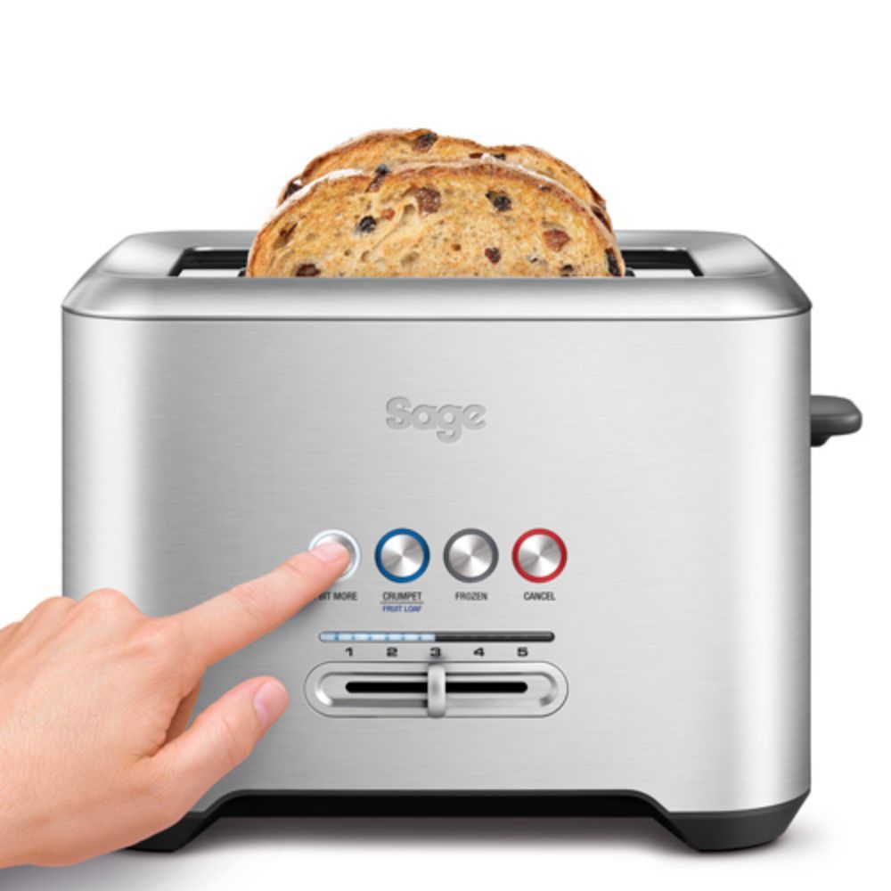 Sage - The Bit More 2 Slice Toaster - Brushed Stainless Steel