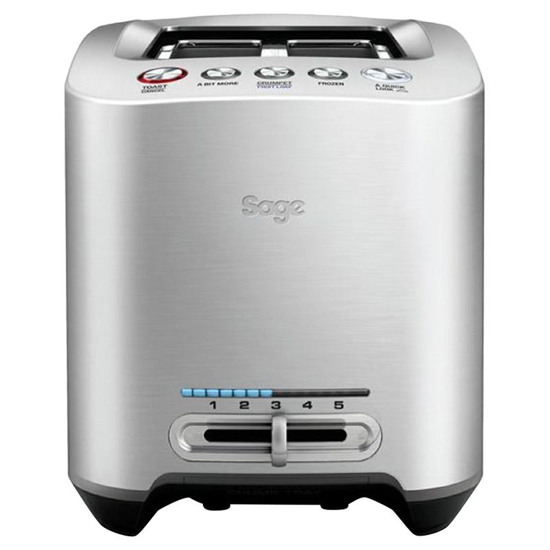 Sage - The Smart 2 Slice Toaster - Brushed Die-Cast Aluminium