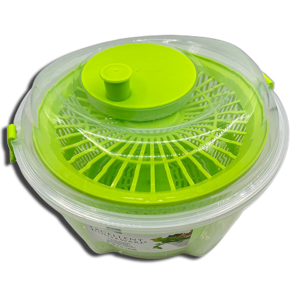 Excellent Houseware - Salad Spinner W/ Bowl - Green