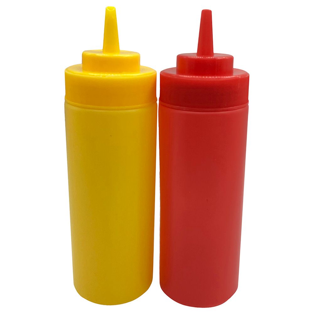 Excellent Houseware - Sauce Dispenser Squeeze Bottles 2pcs