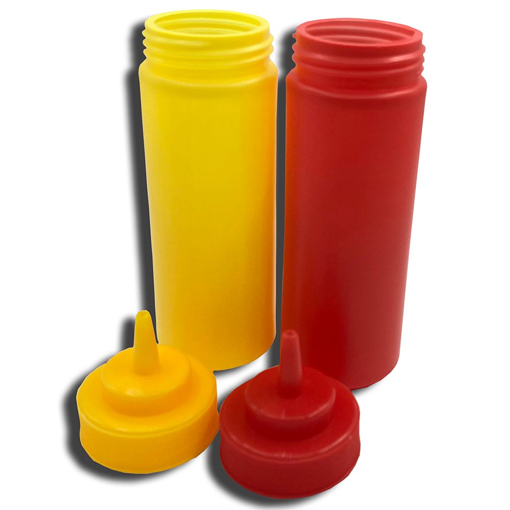 Excellent Houseware - Sauce Dispenser Squeeze Bottles 2pcs