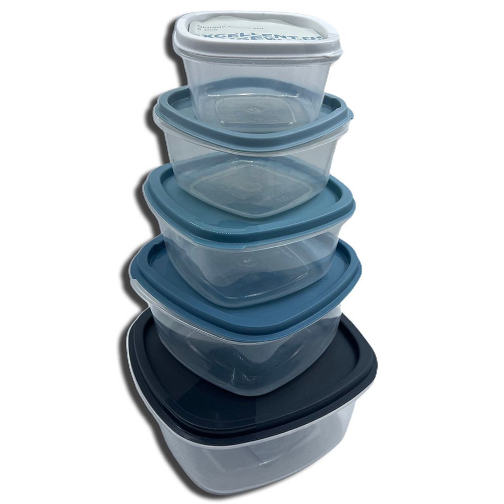 Excellent Houseware - Food Storage Box Set 5pcs