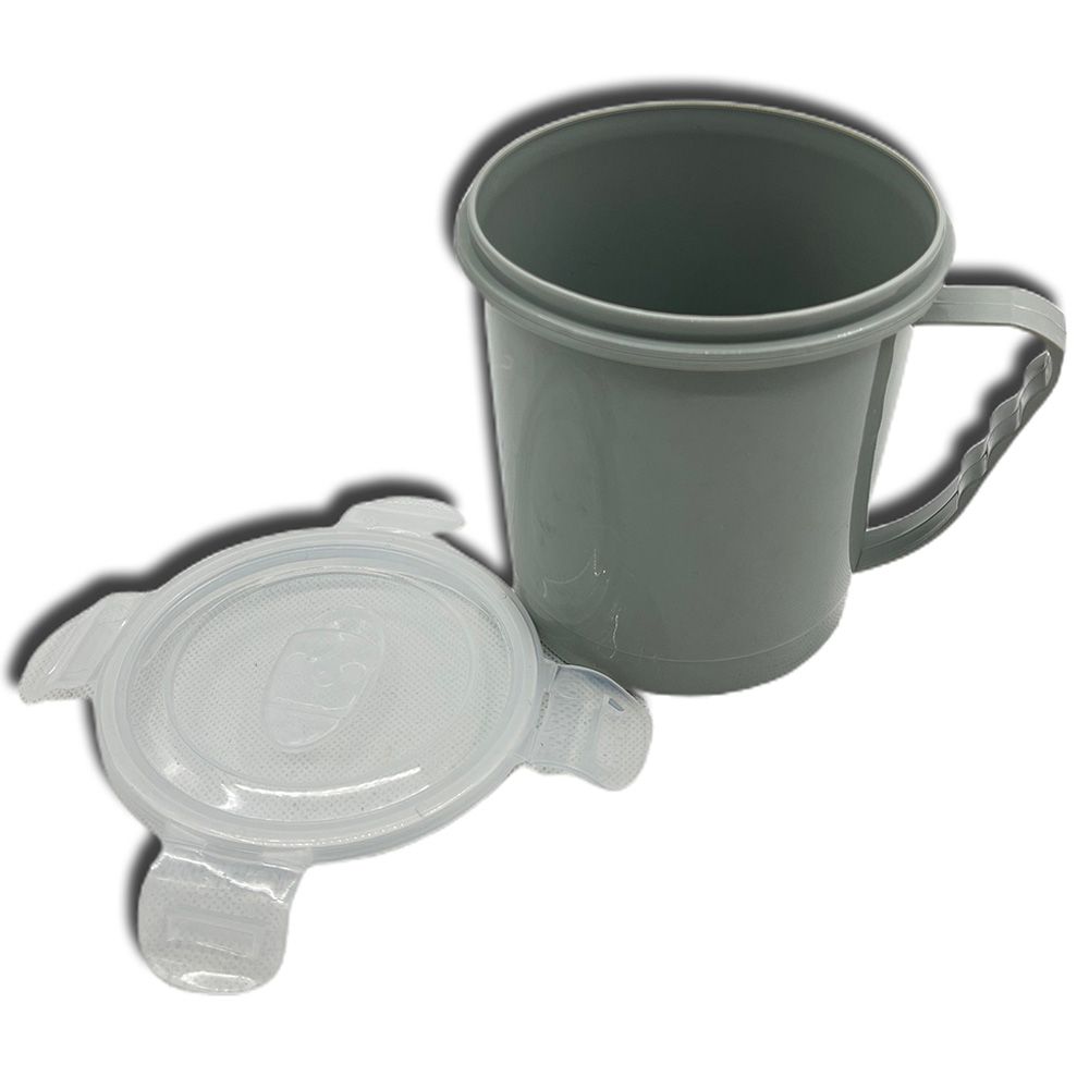 Excellent Houseware - Microware Cup W/ A Lid 600ml - Grey