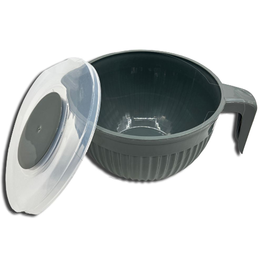 Excellent Houseware - Mixing Bowl With Lid - Grey