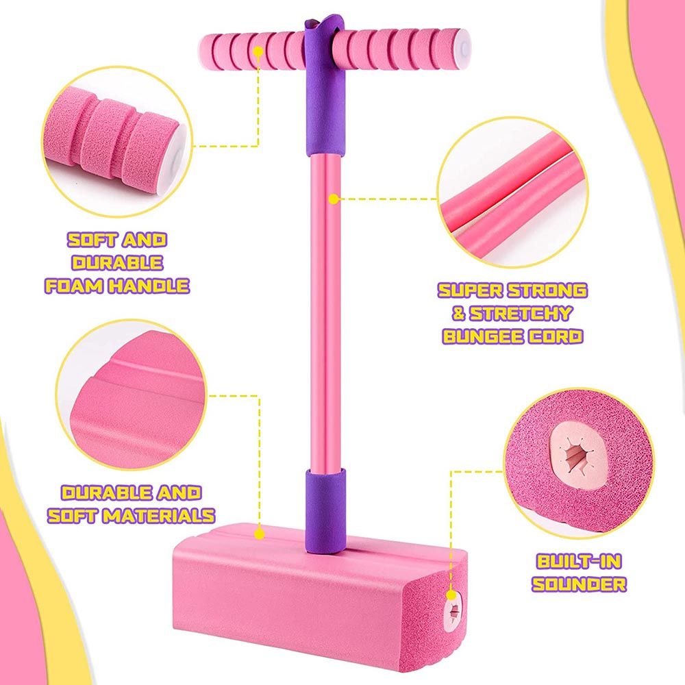 Essen - Pogo Stick Bungee Jumper - Pink