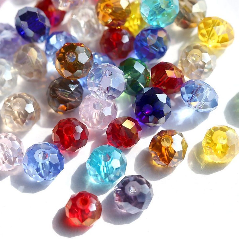 Essen - Crystal Glass Beads for DIY Bracelet Jewelry Making-1167 pcs