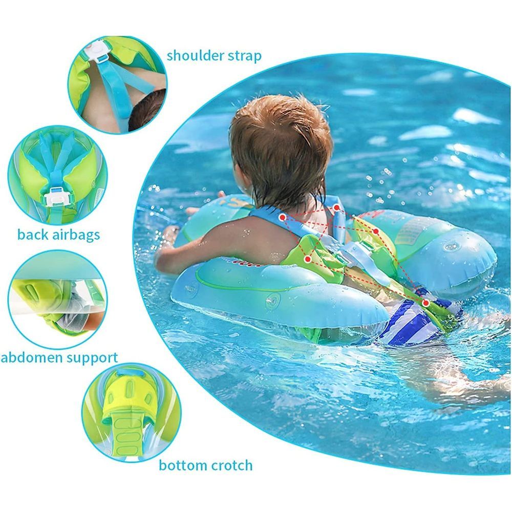 Swimbobo - Baby Swimming Float W/ Sun Protection Canopy