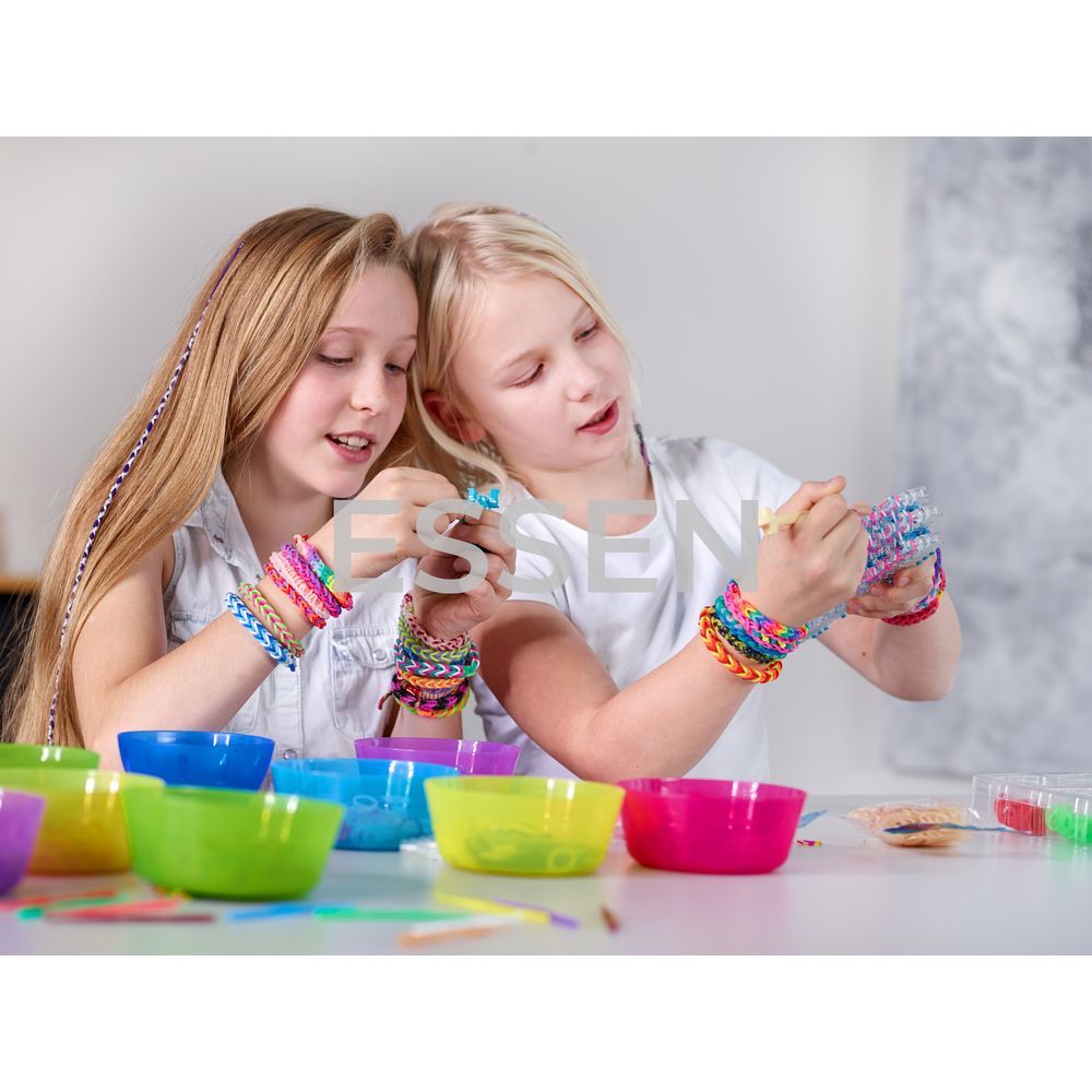 Essen - Loom Rubber Bands Bracelet Making DIY Craft Kit