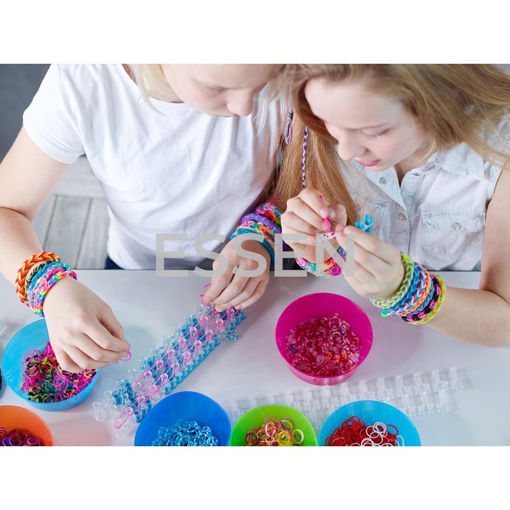 Essen - Loom Rubber Bands Bracelet Making DIY Craft Kit