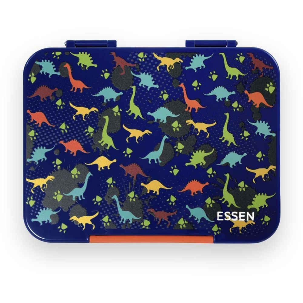 Essen - 4/6 Compartment Personalized Bento Lunch Box - Dinosaur