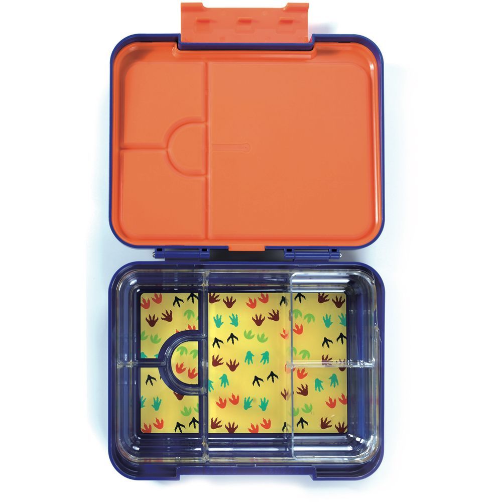 Essen - 4/6 Compartment Personalized Bento Lunch Box - Dinosaur