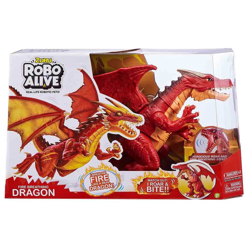 Zuru - Robo Alive Ferocious Fire Dragon Robotic Toy - Assorted 1pc