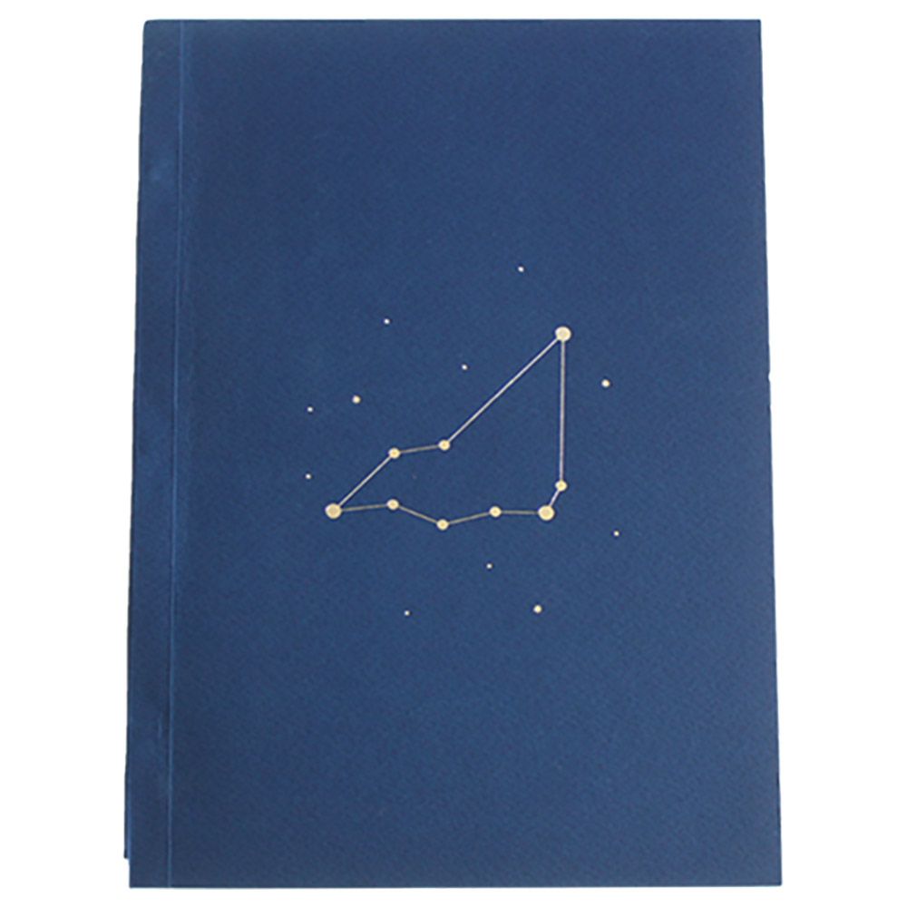 Everythink - Capricorn Sign - Horscope A2 Notebook - Blue