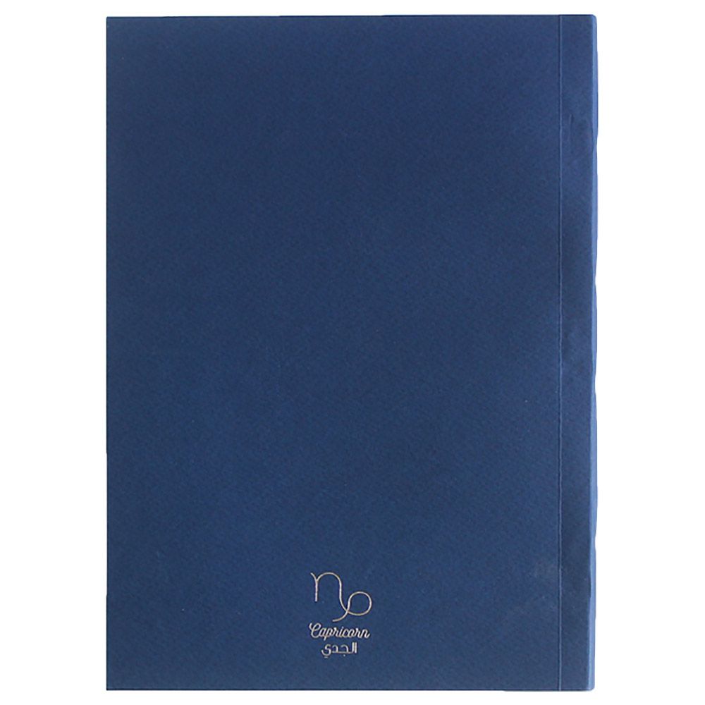 Everythink - Capricorn Sign - Horscope A2 Notebook - Blue