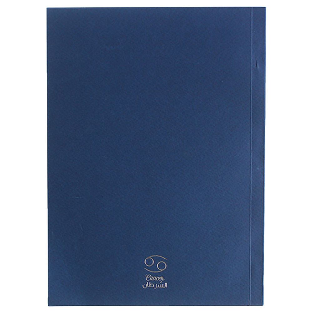 Everythink - Cancer Sign - Horscope A2 Notebook - Blue