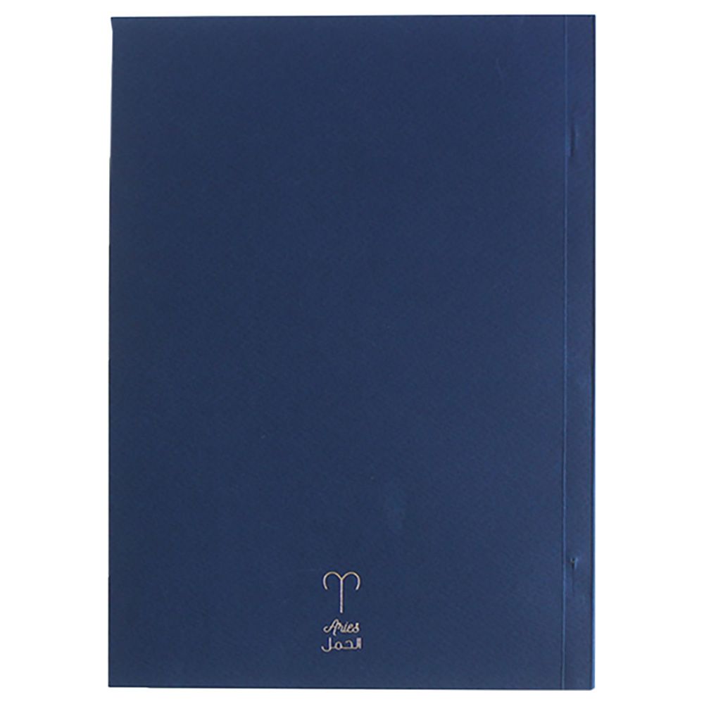 Everythink - Aries Sign - Horscope A2 Notebook - Blue