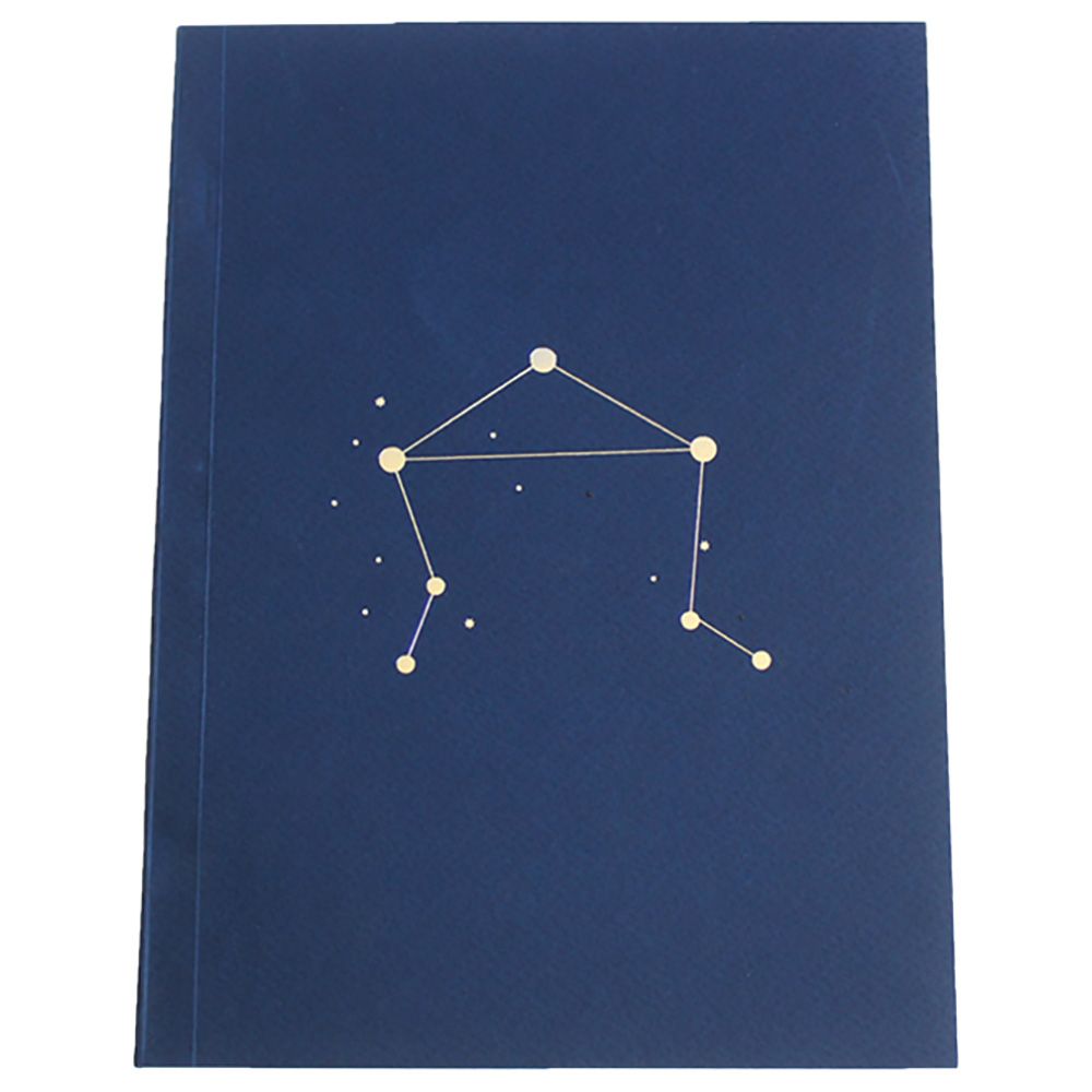 Everythink - Libra Sign - Horscope A2 Notebook - Blue