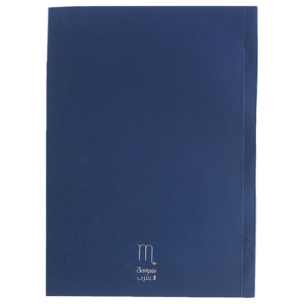 Everythink - Scorpio Sign - Horscope A2 Notebook - Blue