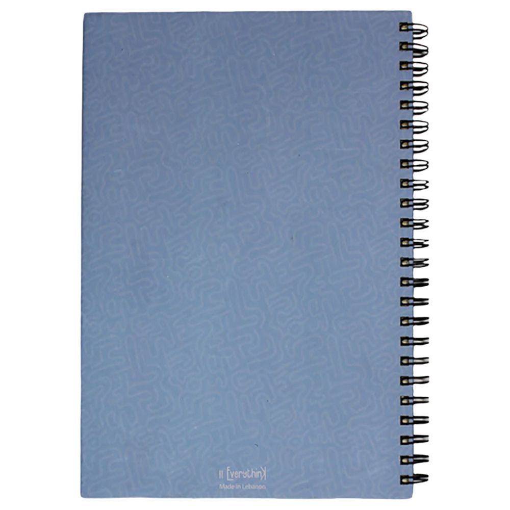 Everythink - Adding Colors Lal Iyyem El Aade A5 Planner - Blue