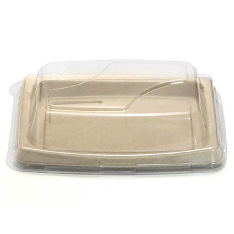 Ecoway - Heavy Duty Rectangular Disposable Serving Plates - 100pcs