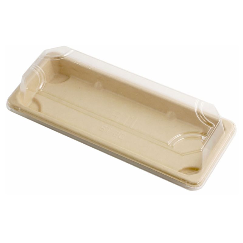 Ecoway - Heavy Duty Rectangular Disposable Serving Plates - 100pcs