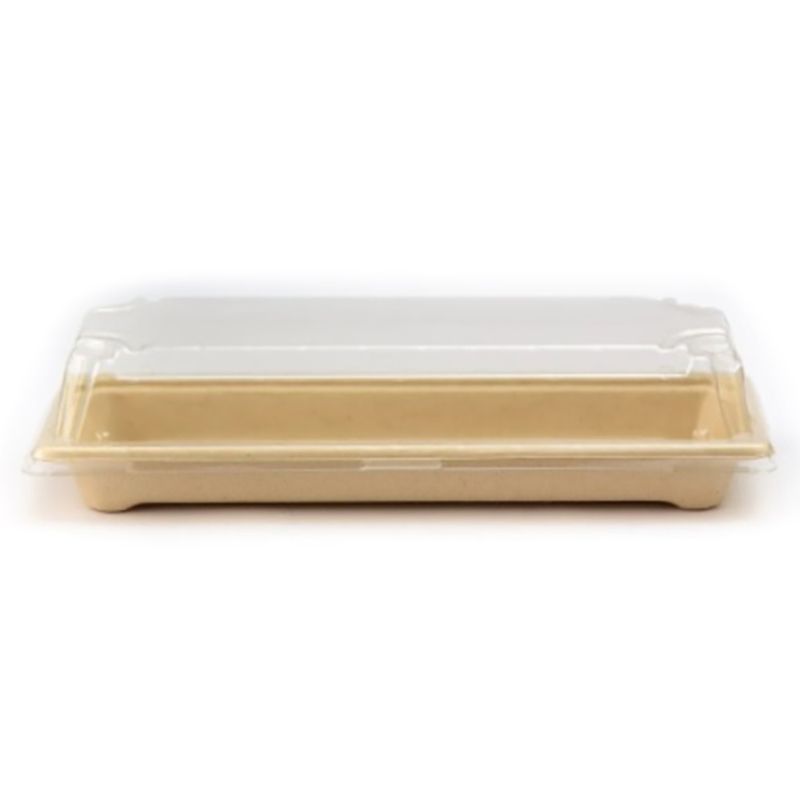 Ecoway - Heavy Duty Rectangular Disposable Serving Plates - 100pcs