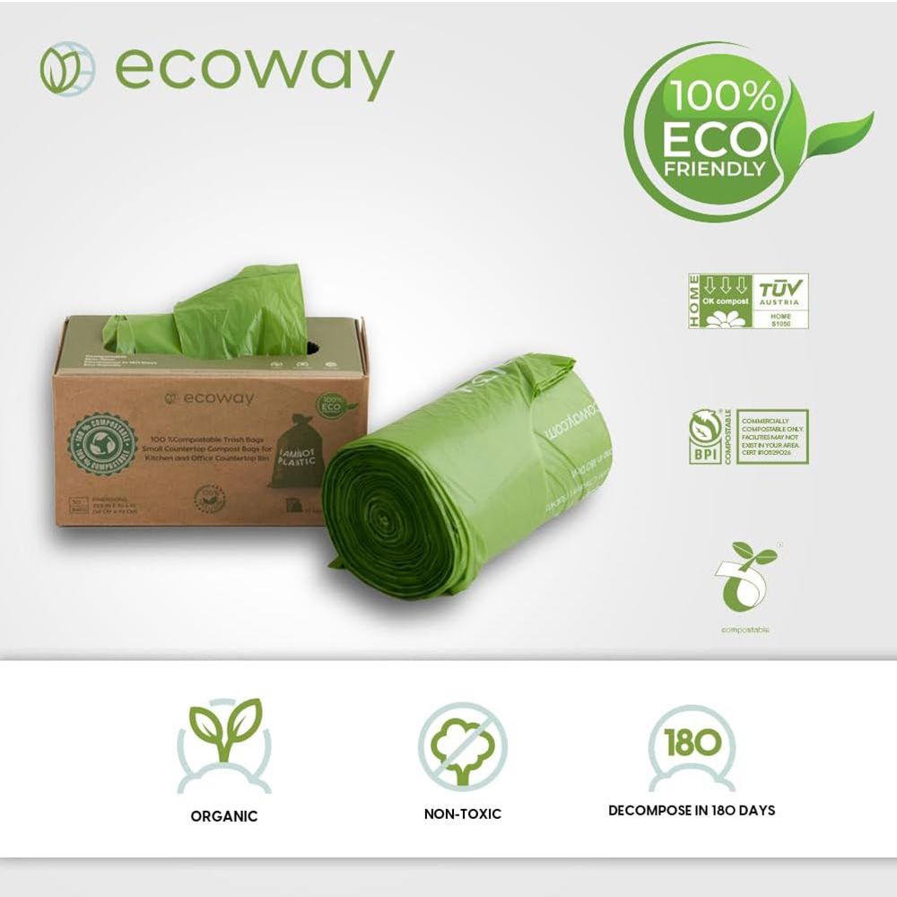 Ecoway - Compostable Garbage Bags - 30pcs