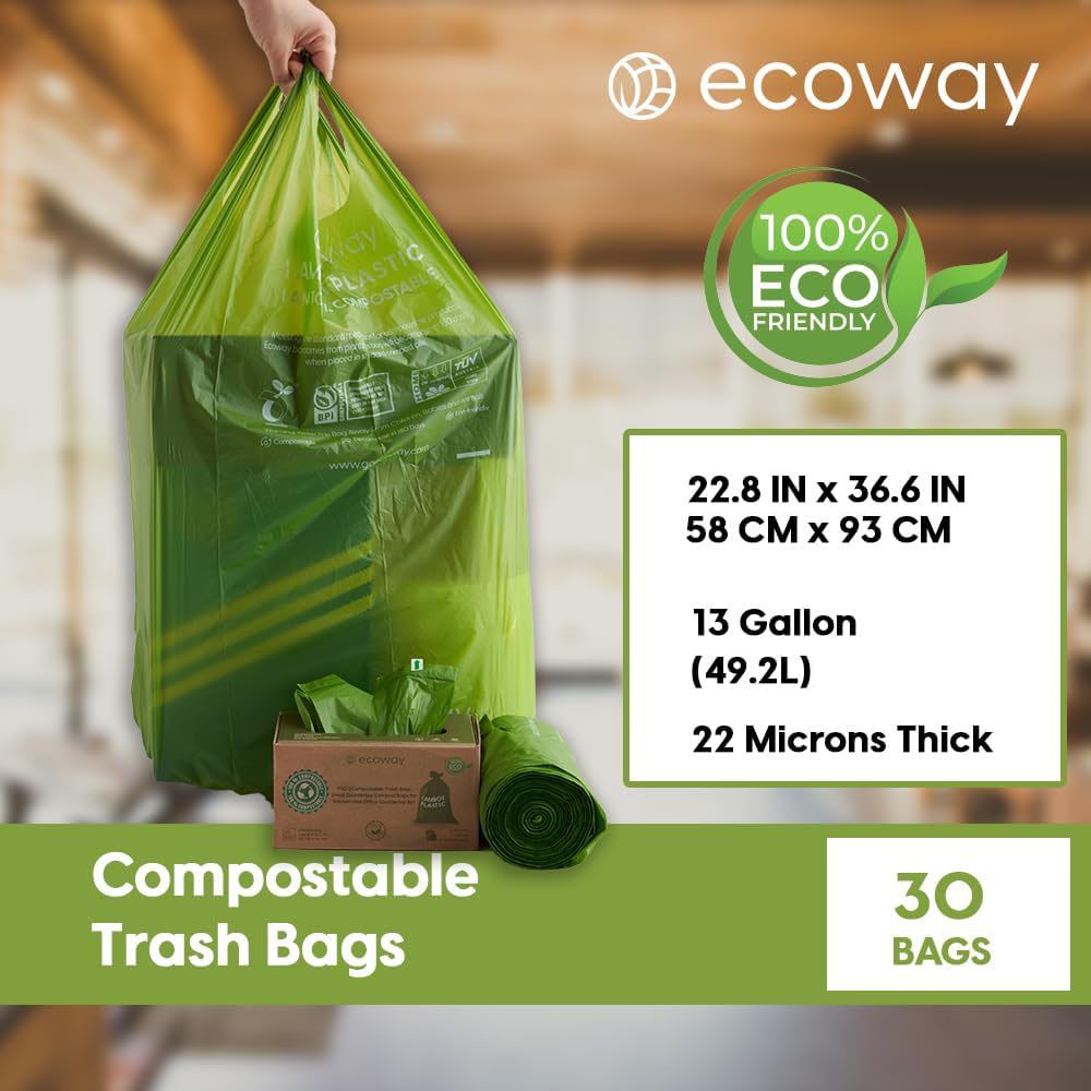 Ecoway - Compostable Garbage Bags - 30pcs