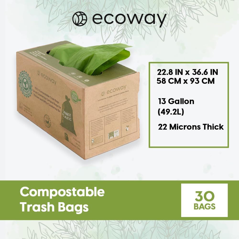 Ecoway - Compostable Garbage Bags - 30pcs