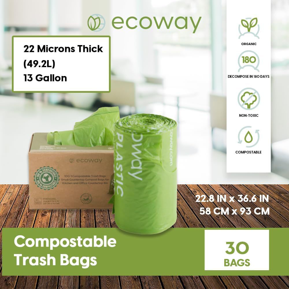 Ecoway - Compostable Garbage Bags - 30pcs