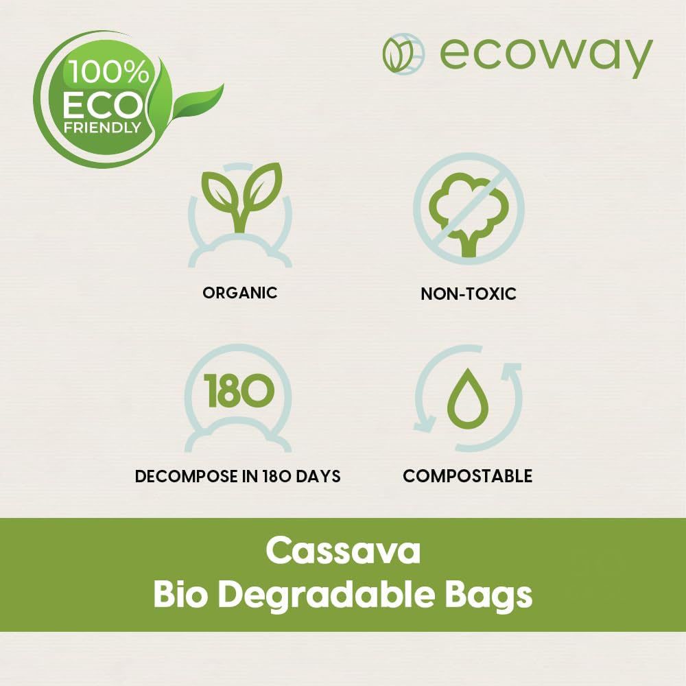 Ecoway - Disposable Garbage Bag - 50pcs - 40 X 50 cm - Blue