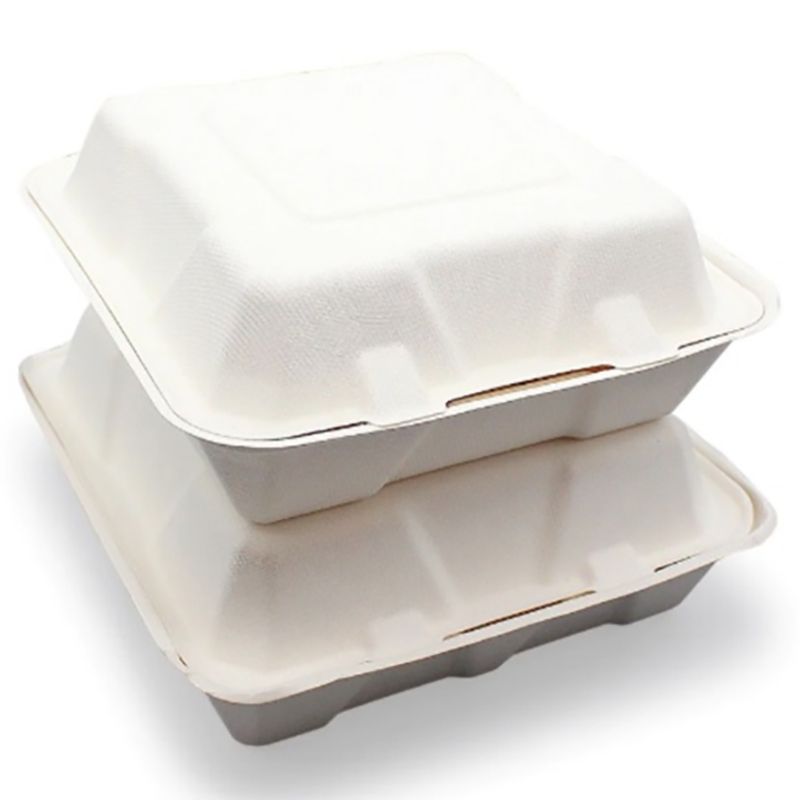 Ecoway - 100% Compostable Take Out Food Containers - 6 X 6 cm - 100pcs