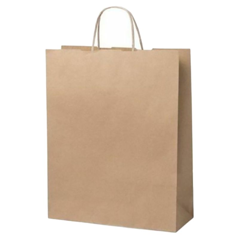 Ecoway - Paper Gift Bags w/ Handles Bulk - Xl - 100pcs - White