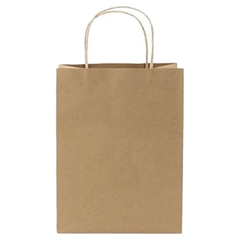 Ecoway - Paper Gift Bags w/ Handles Bulk - Xl - 100pcs - White