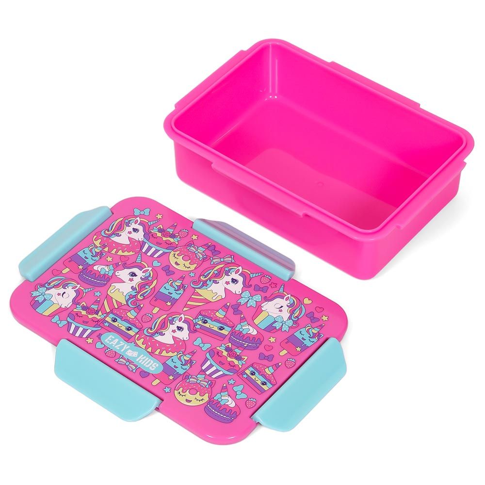 Eazy Kids - Unicorn Desert Lunch Box 850ml - Pink