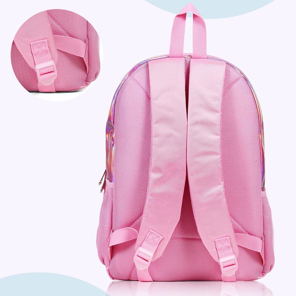 Eazy Kids - Backpack 17-Inch w/ Lunch Bag & Pencil Case - Girl Things