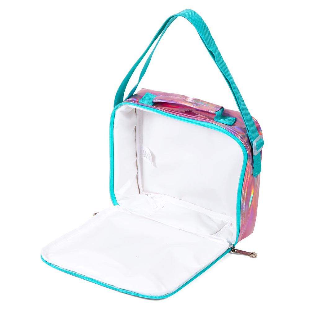 Eazy Kids - Backpack 17-Inch w/ Lunch Bag & Pencil Case - Pink