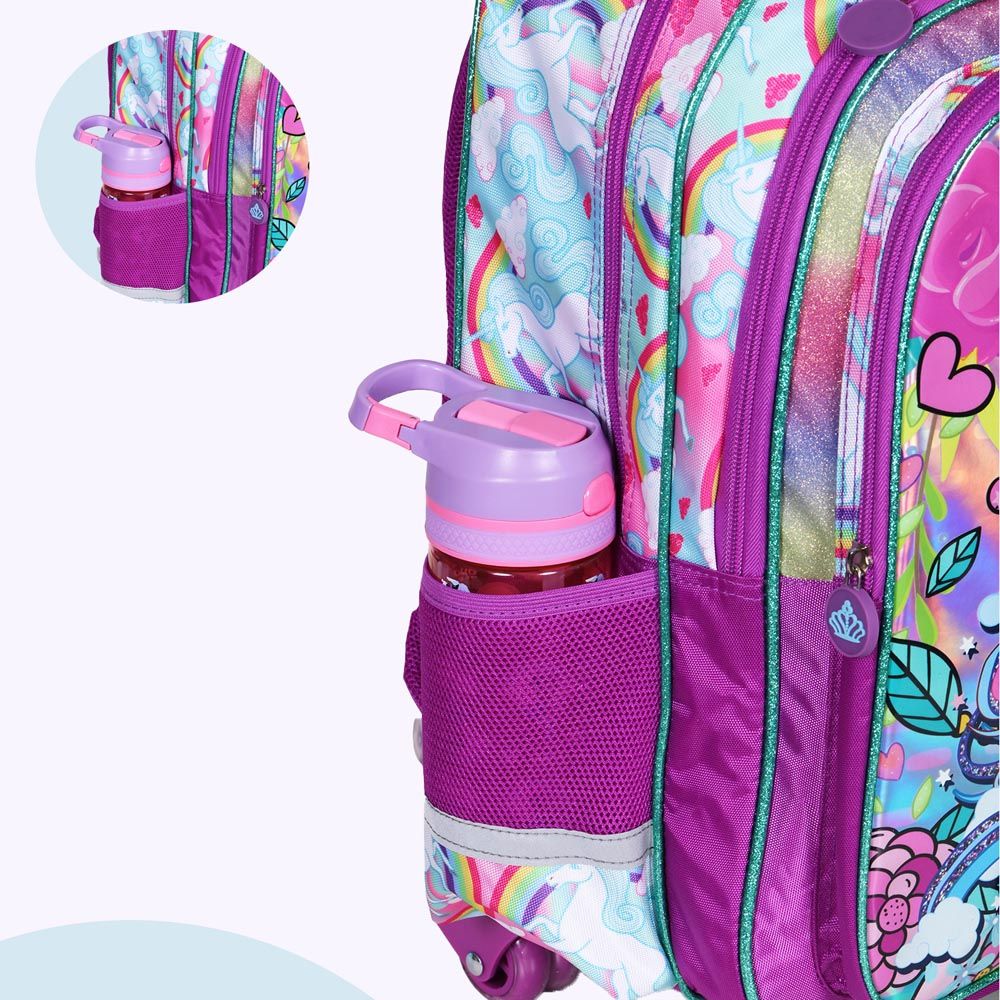 Eazy Kids - Backpack 17-Inch w/ Lunch Bag, Activity Bag & Pencil Case - Unicorn