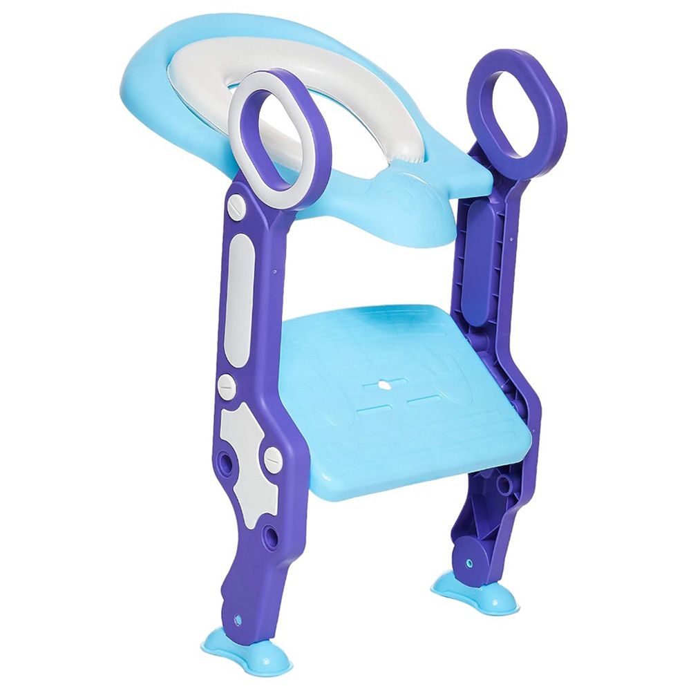 Eazy Kids - Step Stool Foldable Potty Trainer Seat - Blue