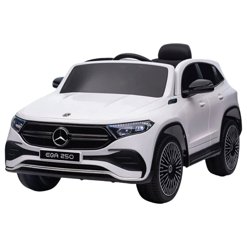 Megastar - Licensed Mercedes-Benz EQA Battery Operated Car - White